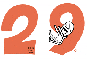 Birthday Years GIF by Minka Comics