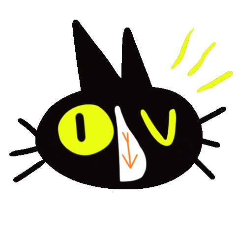 Cat Wink Sticker