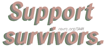 Sexual Assault Support Sticker by National Sexual Violence Resource Center