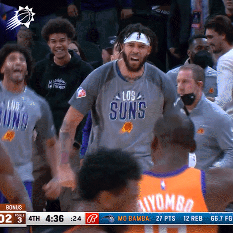 The Valley Reaction GIF by Phoenix Suns