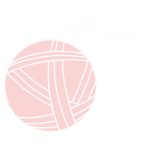 Pink Crochet Sticker by BellArt Gabriela