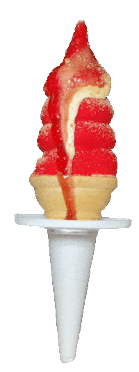 Ice Cream Strawberry Sticker by Mister Dips