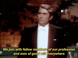 gregory peck oscars 1968 GIF by The Academy Awards