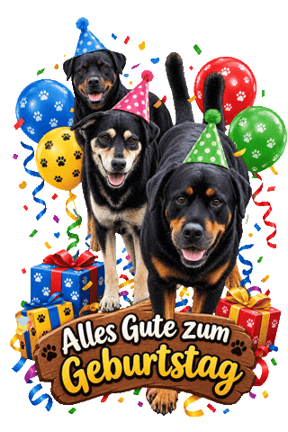 Party Dog Sticker