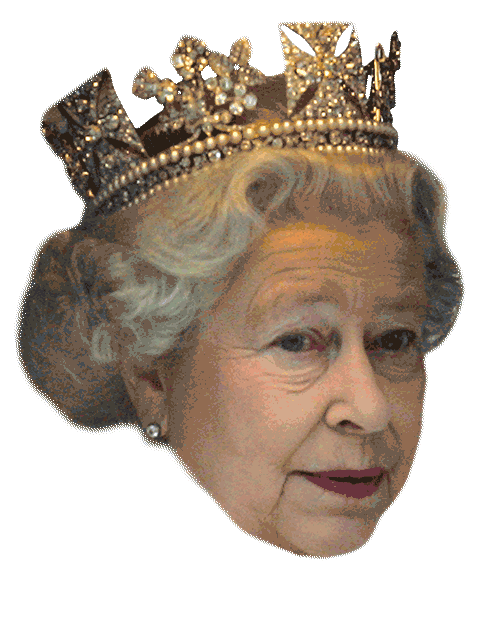 Queen Elizabeth Cosmo Sticker by Cosmopolitan for iOS & Android | GIPHY