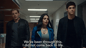 Im Dead Inside I Did Not Come Back To Life GIF by Shadowhunters