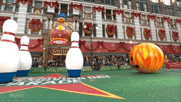 Macys Parade Bowling Pins GIF by The 97th Macy’s Thanksgiving Day Parade