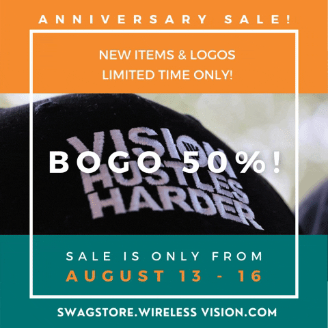 Sale Swag GIF by Wireless Vision
