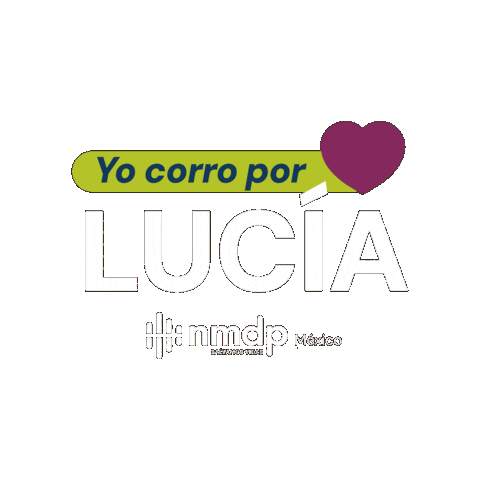 Corro Por Lucia Sticker by NMDP México®
