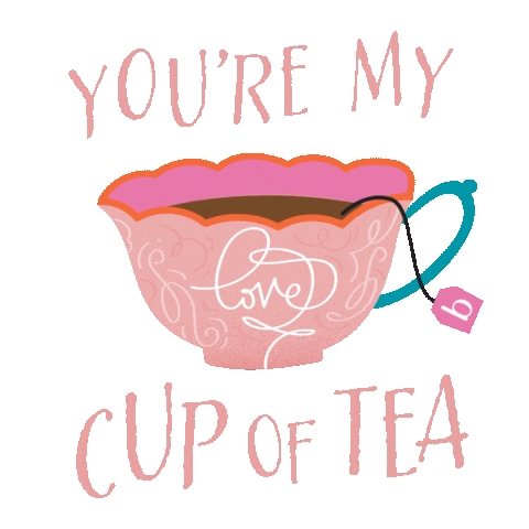 Cup Of Tea Love Sticker by Bridestory