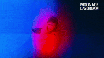 David Bowie Neon GIF by MOONAGE DAYDREAM
