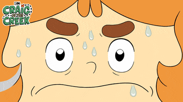 Sweating Craig Of The Creek GIF by Cartoon Network