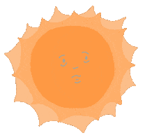Sun 太陽 Sticker