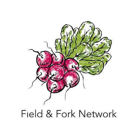 field and fork network Sticker