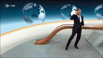 BroadcastMirror tanzen lustig zdf nachrichten GIF