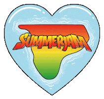 Heart Summer Sticker by Reggaeville.com