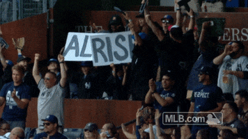 celebrates all rise GIF by MLB