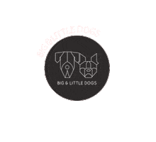Dog Harness Bld Sticker by Big & Little Dogs