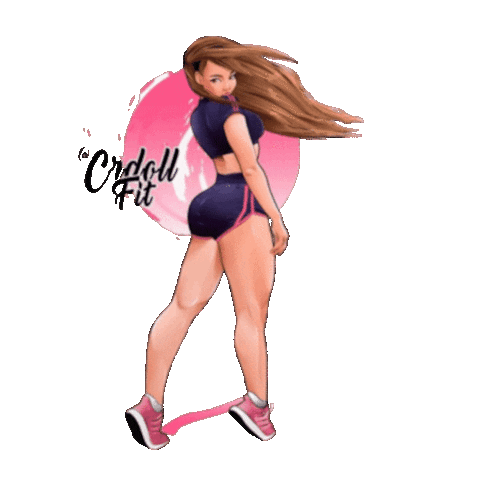 CR DOLL FIT Sticker