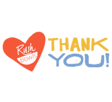 Thanks Bowl Sticker by RushBowls