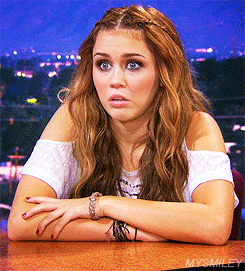 Shocked Miley Cyrus GIF - Find & Share on GIPHY