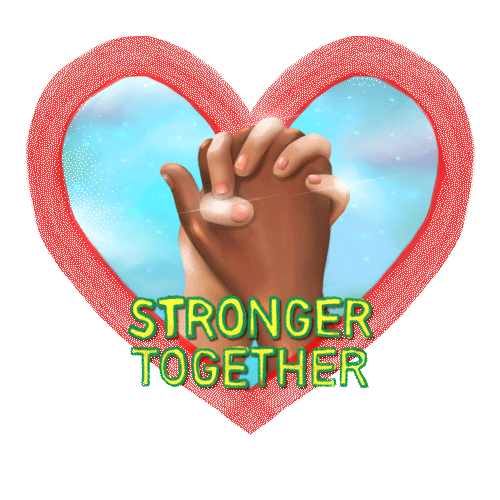 Stronger Together Love Sticker by This Is SG