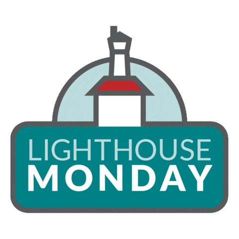 Monday Lighthouse Sticker by Southwestern Michigan Tourist Council
