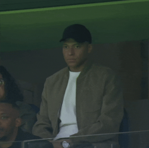 Sad Kylian Mbappe GIF
