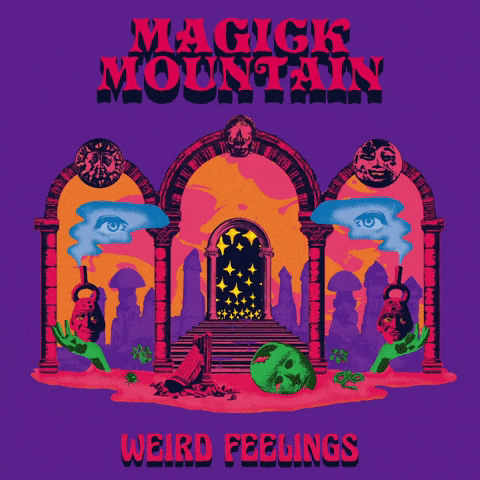 MagickMntn trippy psychedelic albumcover weird feelings GIF