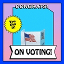 Congrats on voting - live action