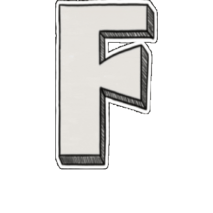 F Sticker
