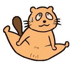 Tanuki 汗 Sticker