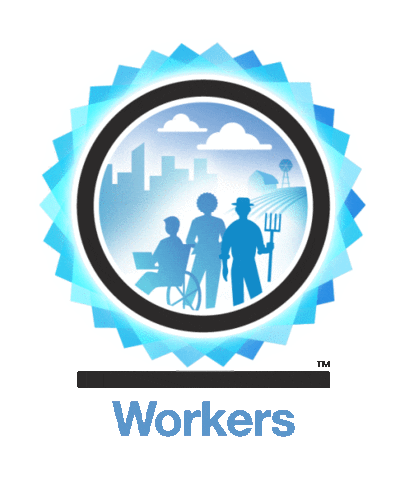 Workers Bcorp Sticker by B Corporation