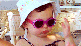  baby sunglasses wut excuse me say what GIF