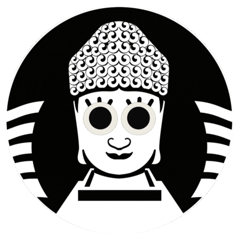 Eyes Buddha Sticker by ArtBouquetlv