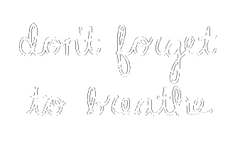 Dont Forget To Breathe Sticker by LiveAsYou