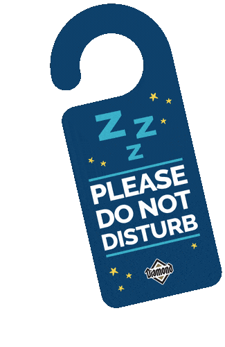 Do Not Disturb Sleeping Sticker by Diamond Pet Foods