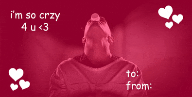 crazy for you heart GIF by Hedley