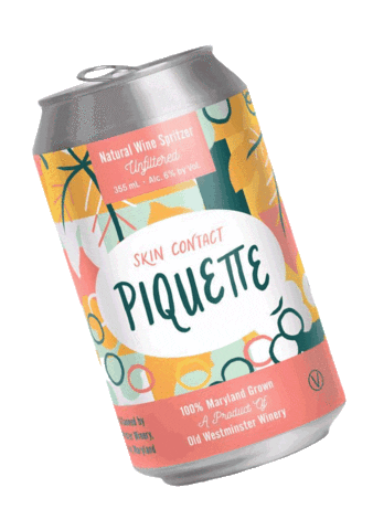 Wine Alcohol Sticker by Old Westminster WInery