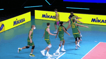 United Running GIF by Volleyball World