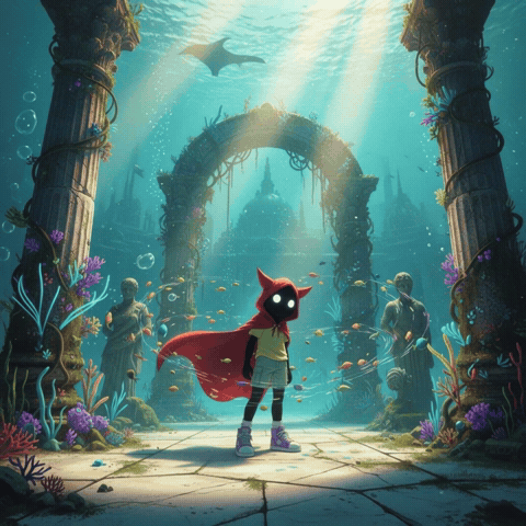 Red Hood Ocean GIF by G*BOY