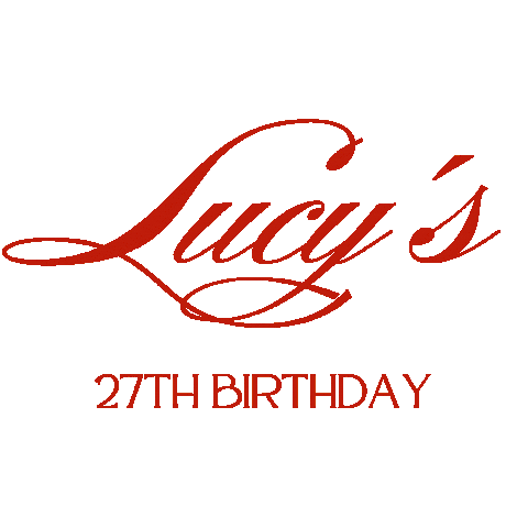 Lucybday Sticker