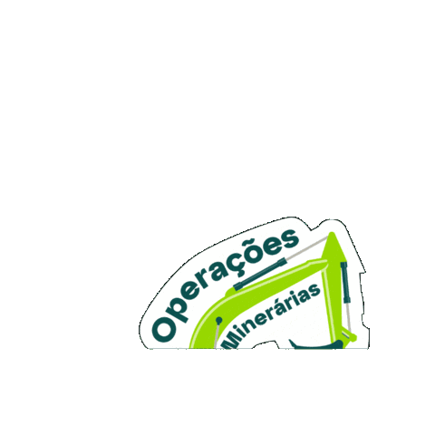 Mineração Sticker by Priner