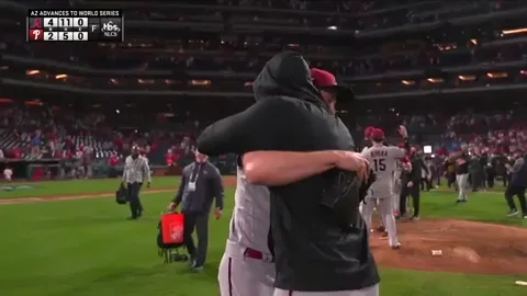 Major League Baseball Hug GIF