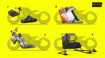 Nft Motorcycle GIF by Mars Cats Voyage