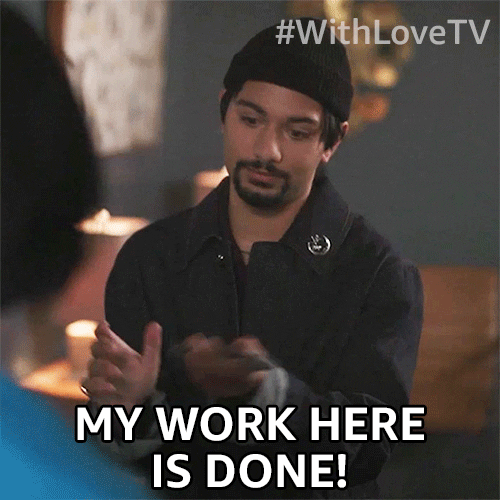 With Love My Work Here Is Done GIF by Amazon Prime Video