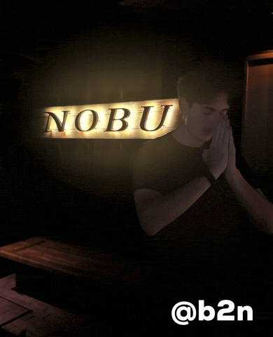 Prayer Hands Sushi Date GIF