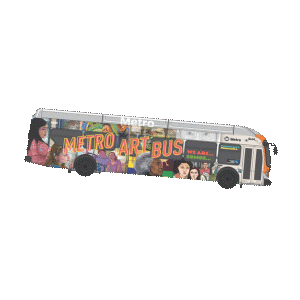 Bus Transit Sticker by Metro Los Angeles