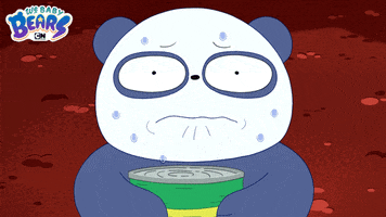 Nervous Ice Bear GIF by Cartoon Network