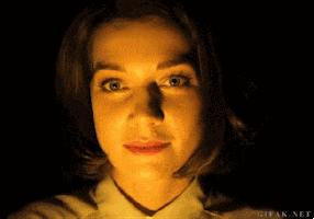 woman dark light time lapse